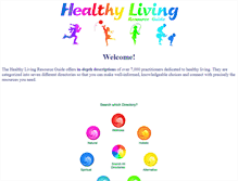 Tablet Screenshot of healthyliving.org